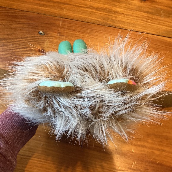 TEDDY BEAR REPUBLIC Fuzzy Retro Fabric Wool Teddy Bear Handmade Glasses - Picture 7 of 8